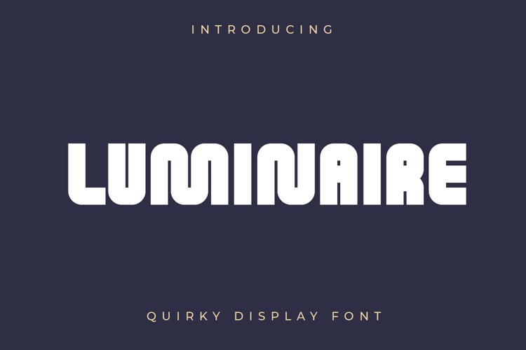 Luminaire 字体