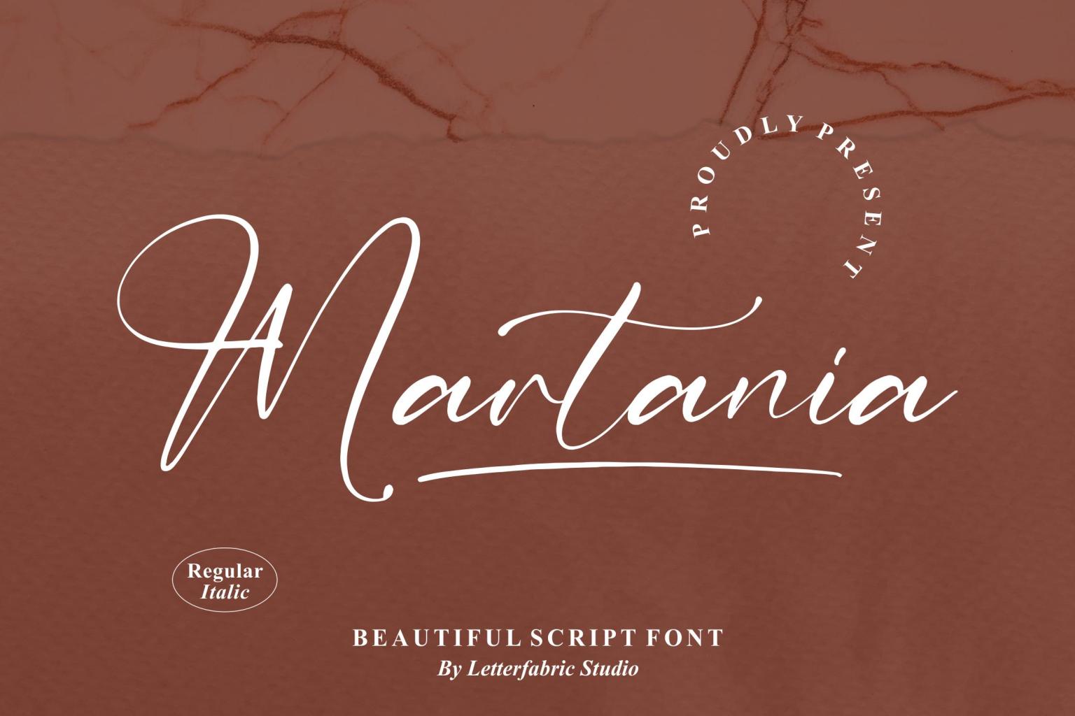 Martania_____Beautiful_Script_字体