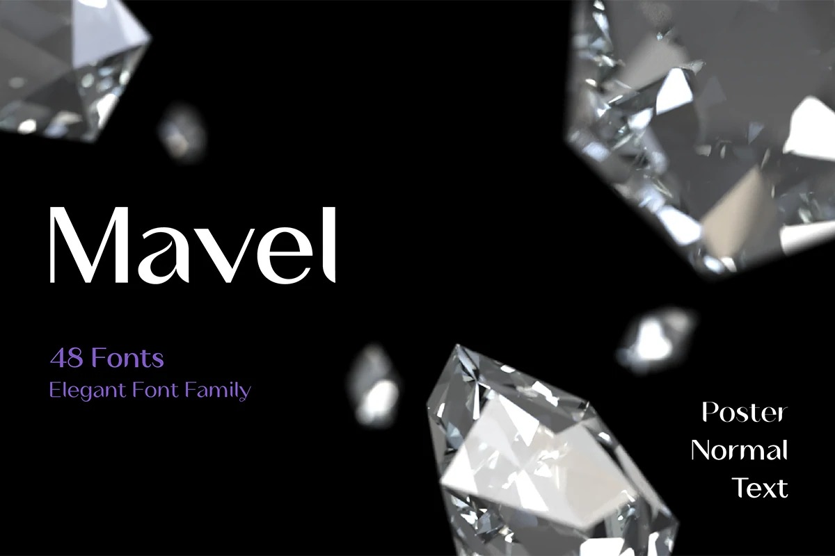 Mavel – Elegant Sans Serif 字体 Family