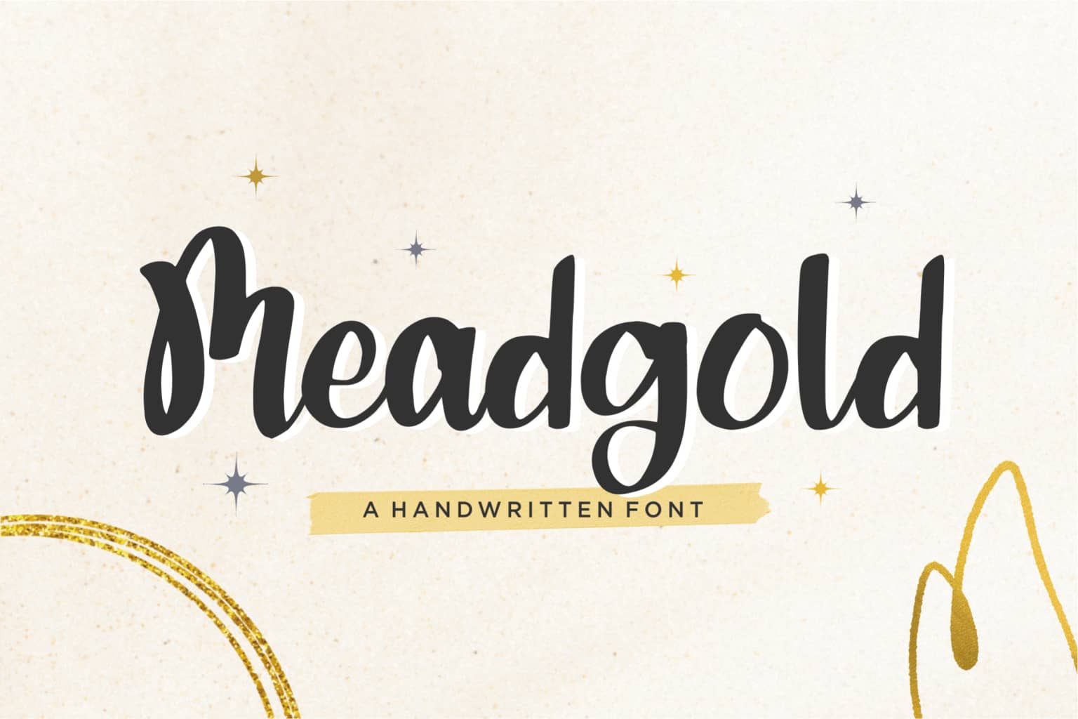 Meadgold_Script_字体