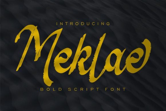 Meklae 字体