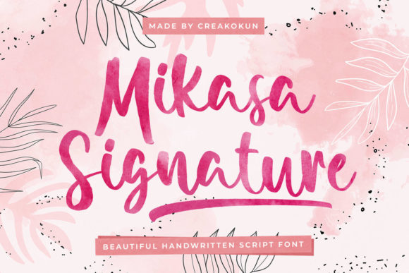 Mikasa Signature 字体