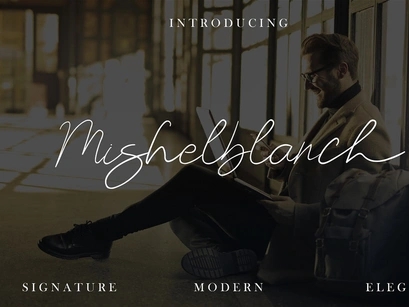 Mishelblanch – Modern Signature Script 字体