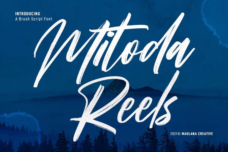 Mitoda Reels – Brush Script 字体