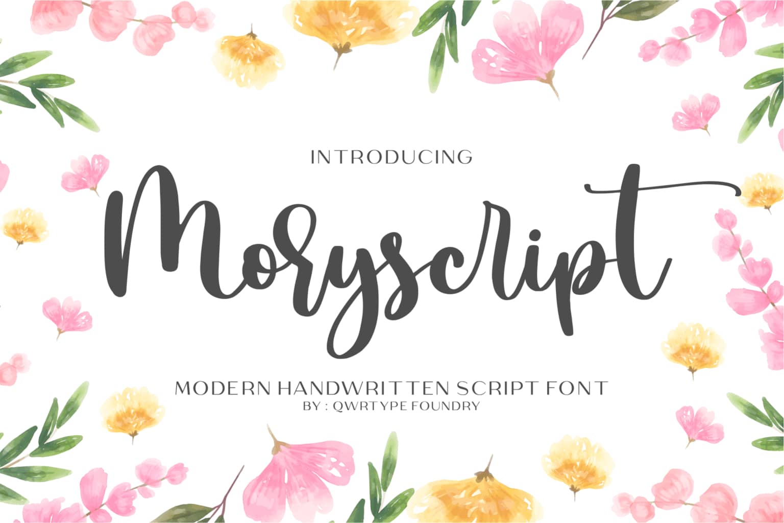 Moryscript_Script_字体