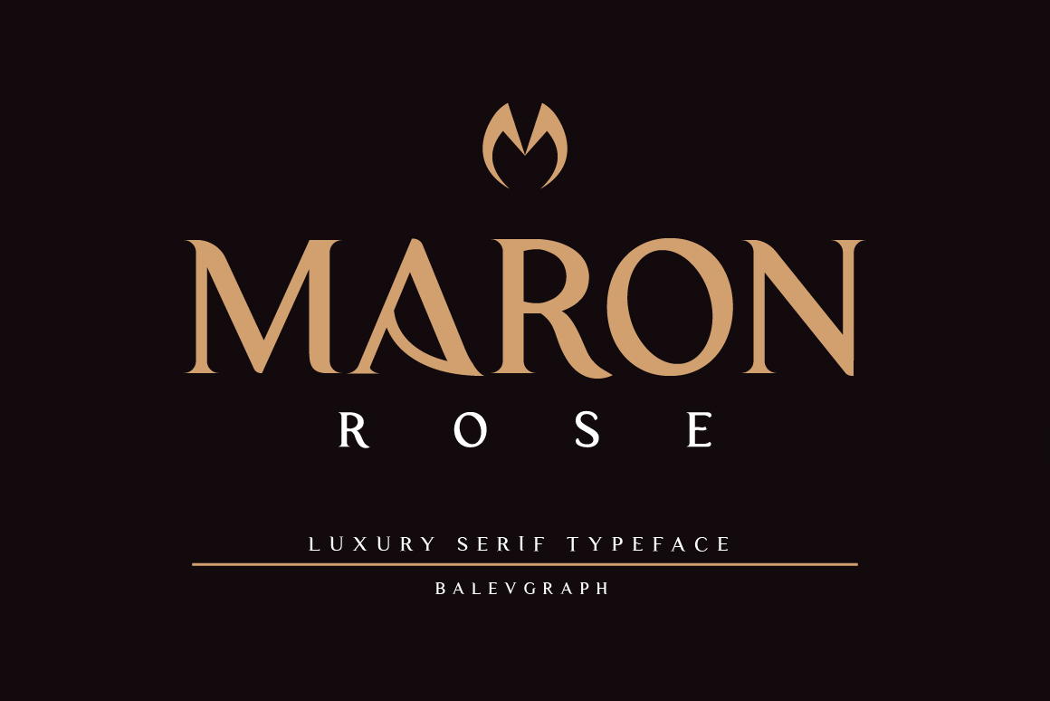Mron Rose 字体