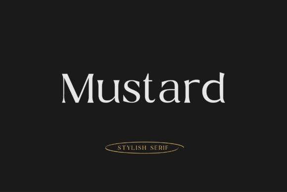 Mustard – Stylish Serif 字体