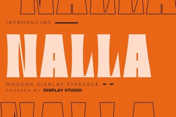 Nalla_Display_字体