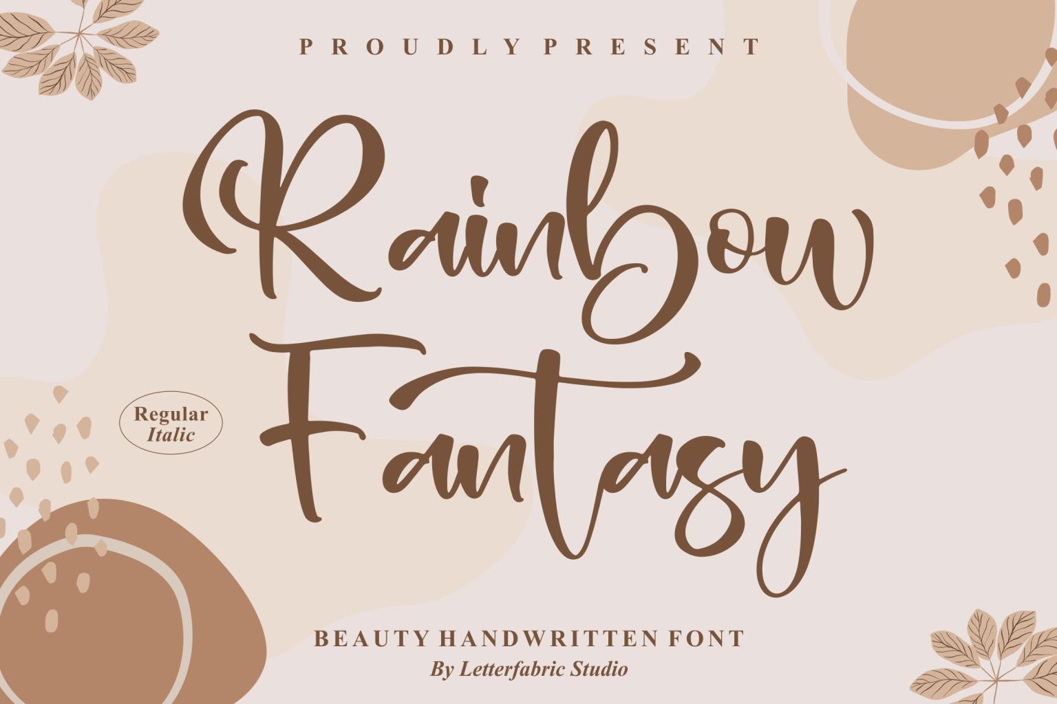 Rainbow_Fantasy_字体