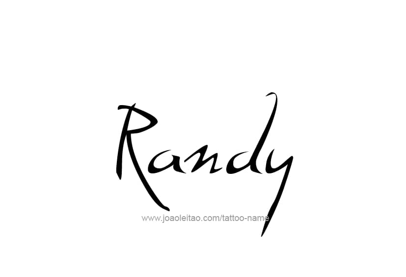 Randy 字体