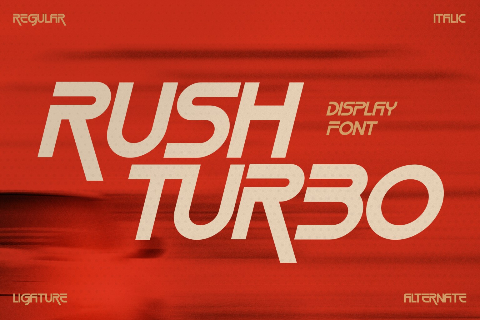 Rush Turbo Sans Serif 字体