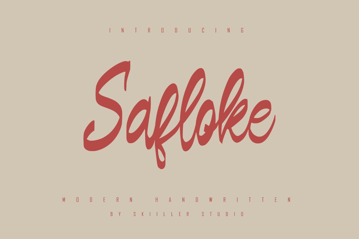 Safloke 字体