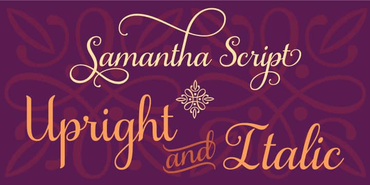 Samantha Upright Script 字体