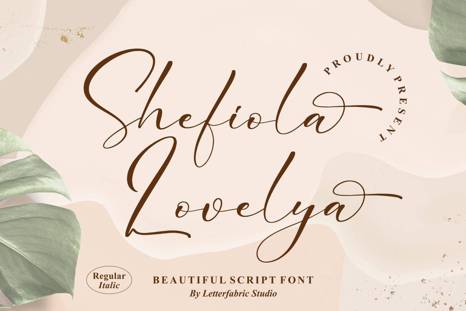 Shefiola_Lovelya_字体