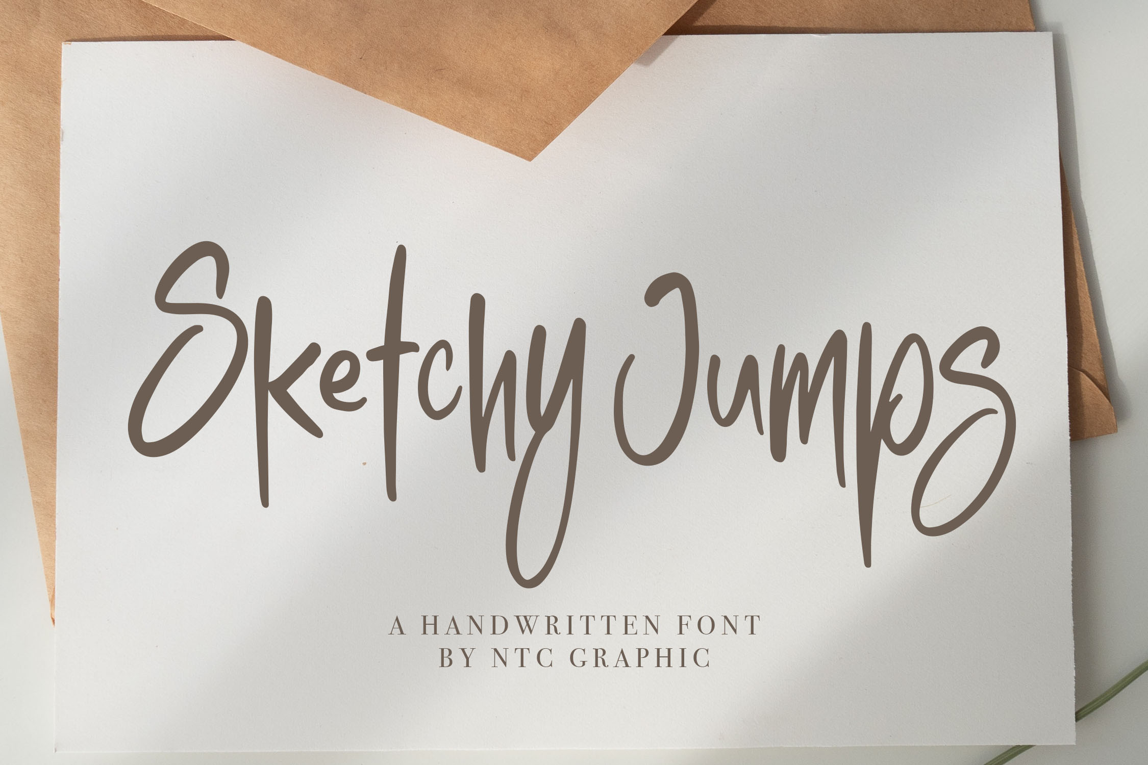 Sketchy Jumps – Handwritten 字体