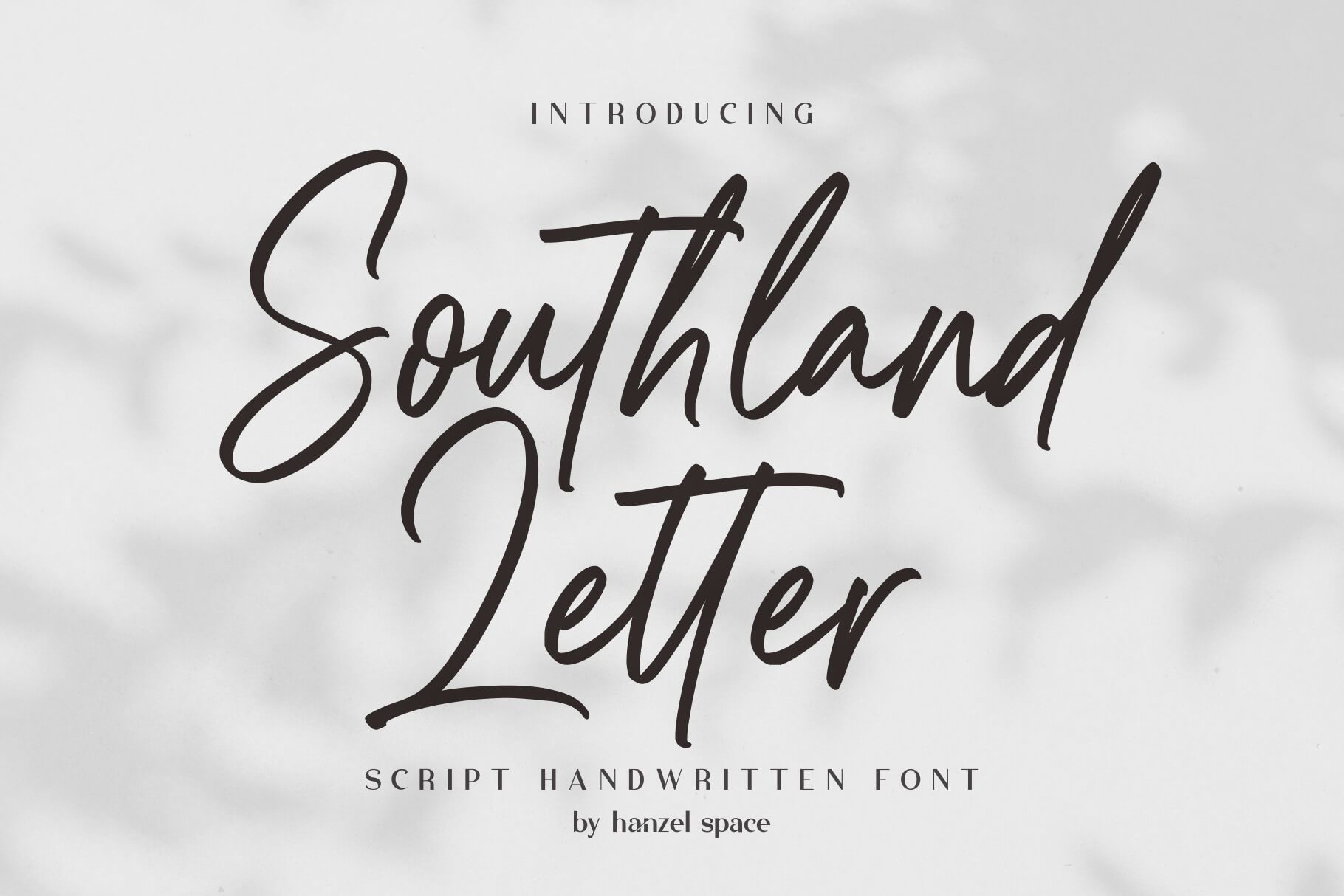 Southland Letter Handwritten 字体