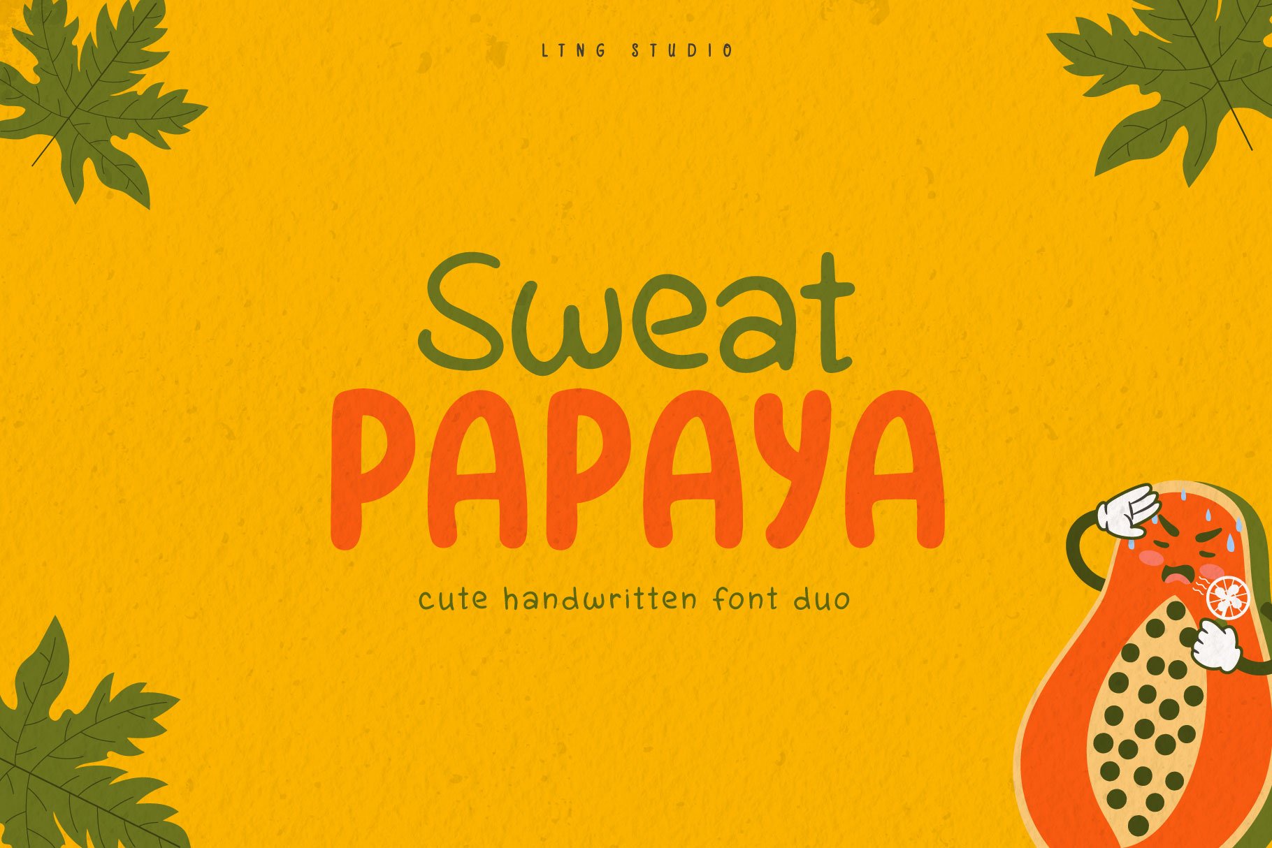 Sweat Papaya Duo 字体