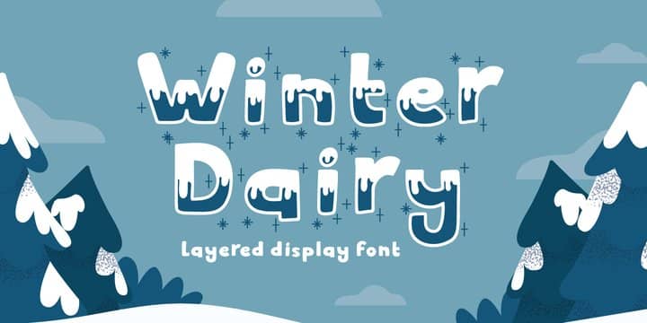 Winter Dairy 字体