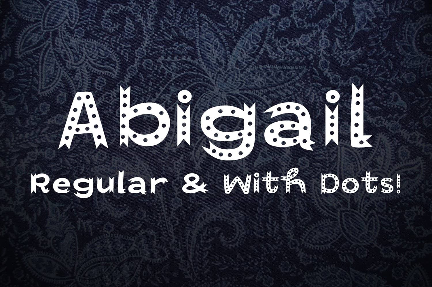 Abigail Display 字体 1589079