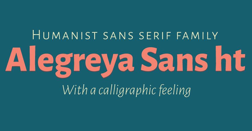 Alegreya Sans Set of 28 字体