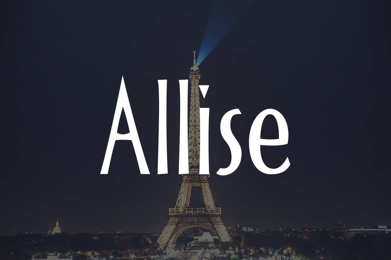 Allise Display 字体 1589069