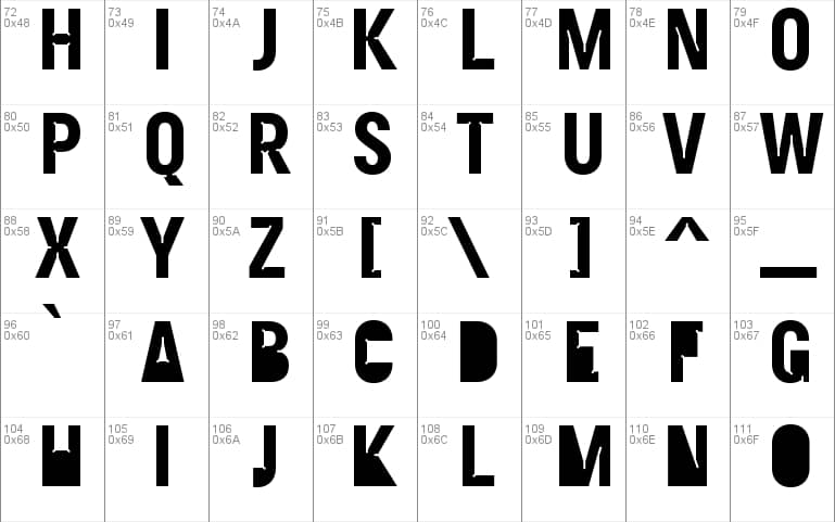 amv Antechamber 字体