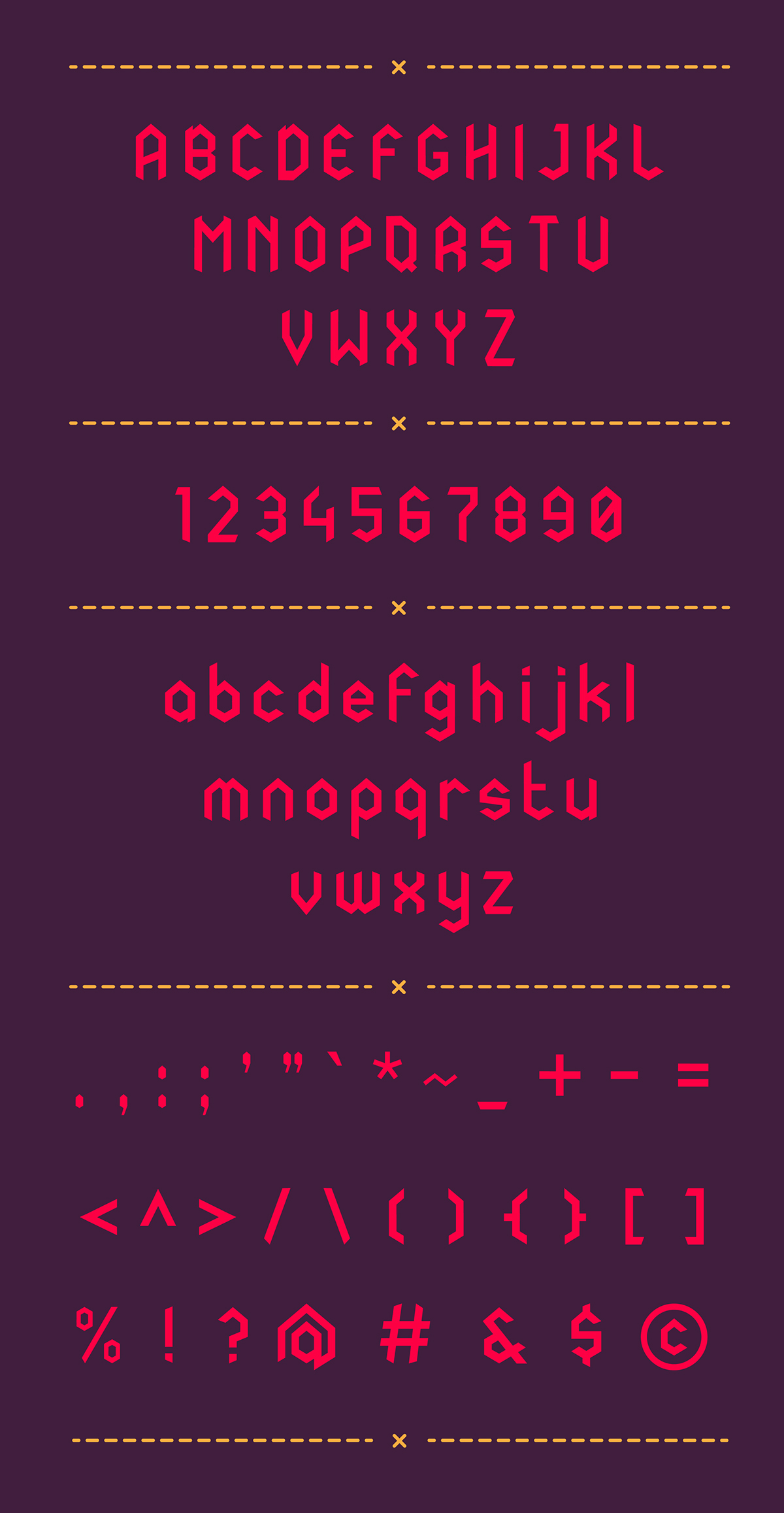 AREXA 字体