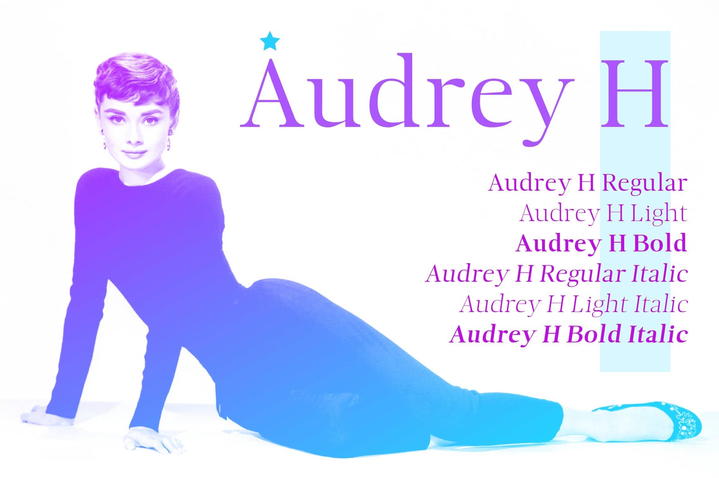 Audrey H 字体