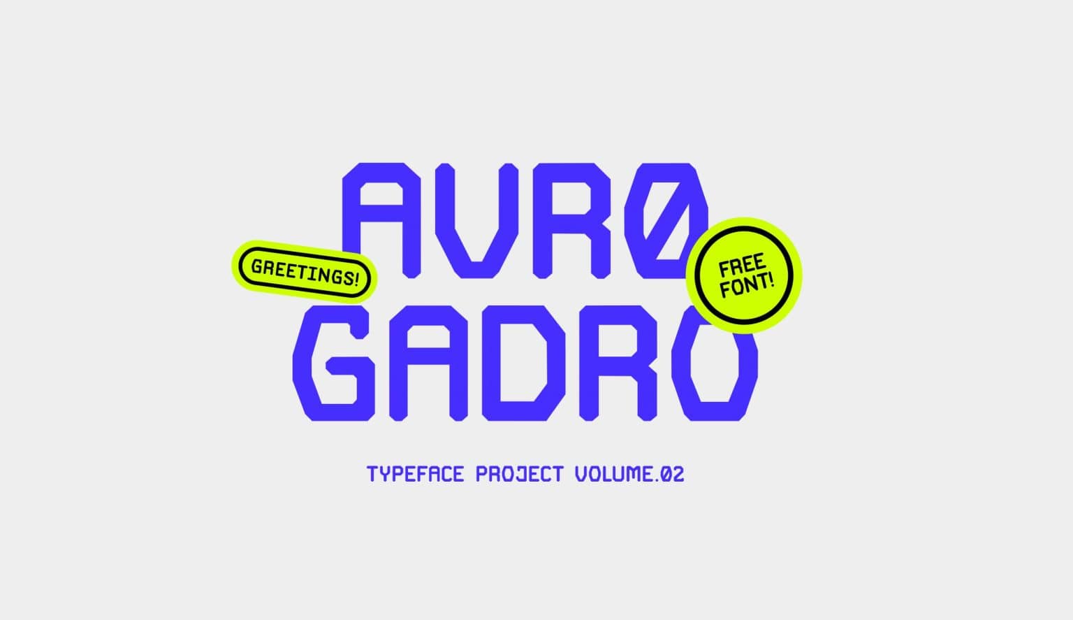 Avro Gadro 字体
