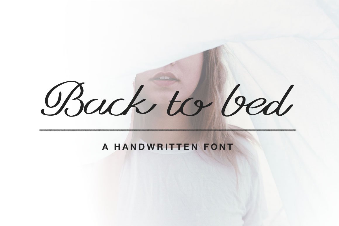 Back to Bed Script 字体 1647670