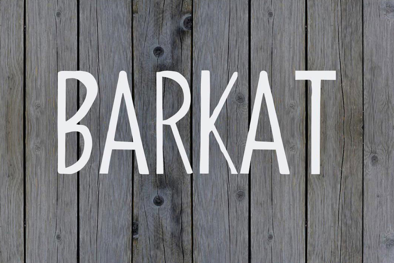 Barkat 字体