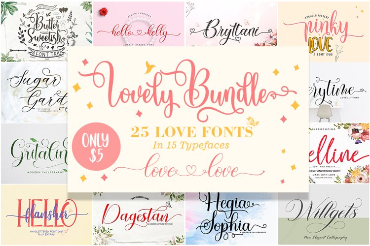 Best Sellers 字体bundle 1981860