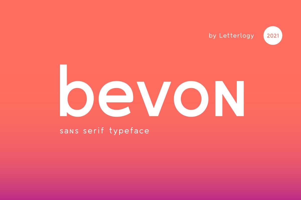 Bevon 字体