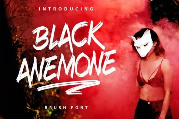 Black Anemone Brush 字体