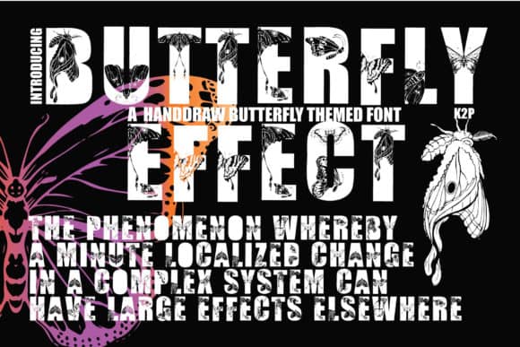 Butterfly Effect 字体