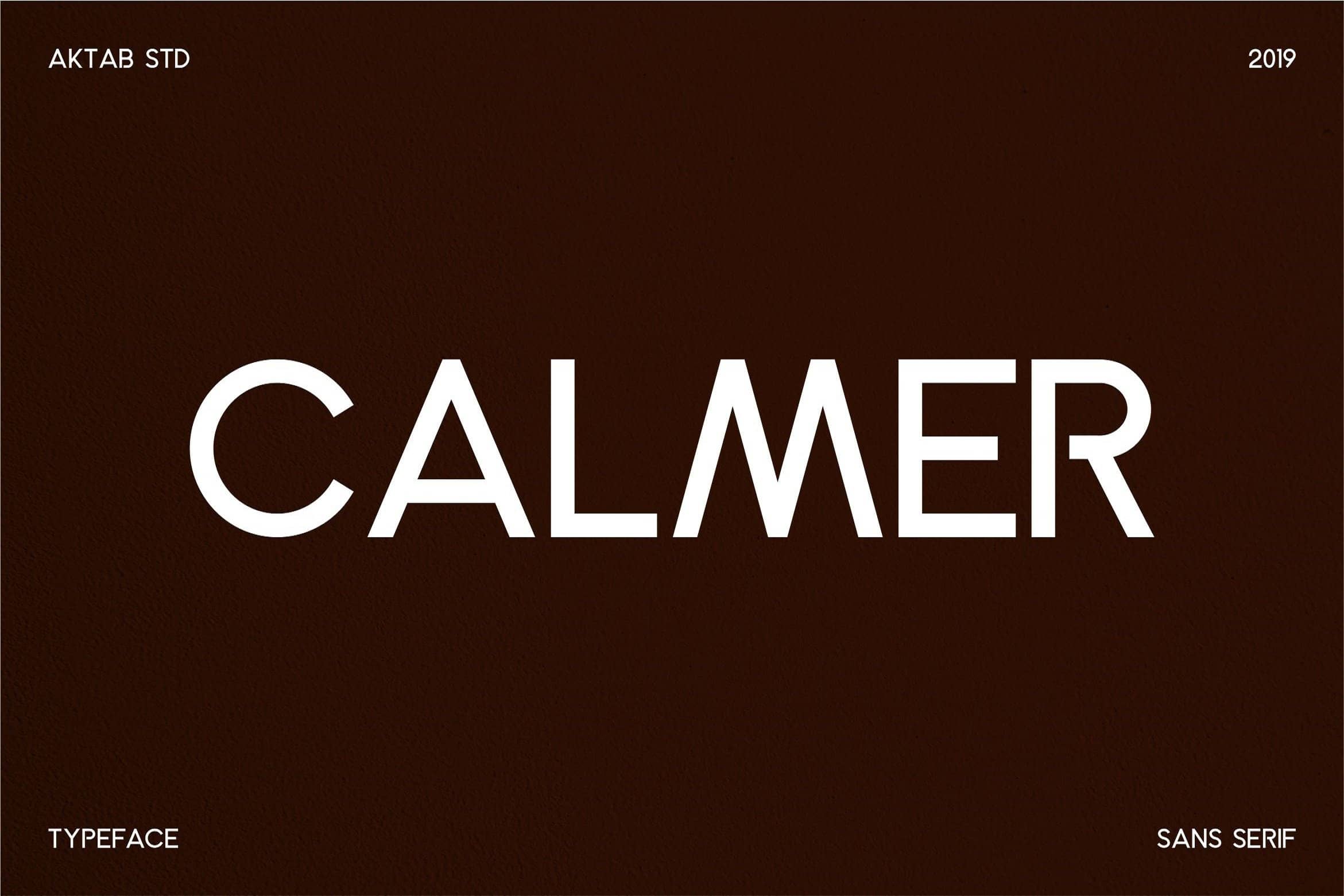 Calmer 字体 Family 3712064