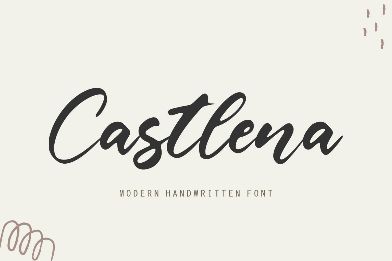 Castlena 字体