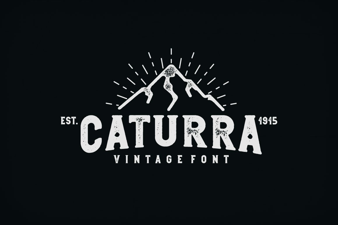 Caturra Vintage 字体