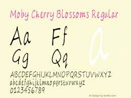 Cherry Blossoms 字体