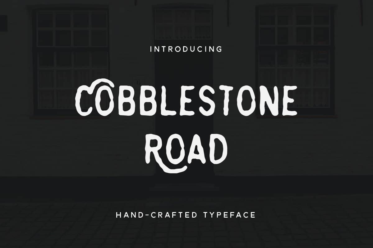 Cobblestone Road Display 字体 870279
