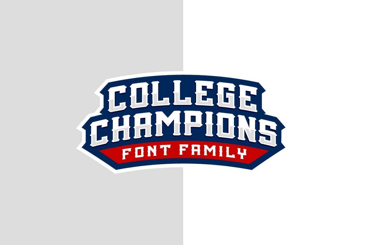 COLLEGE CHAMPIONS 字体 FAMILY 3719508