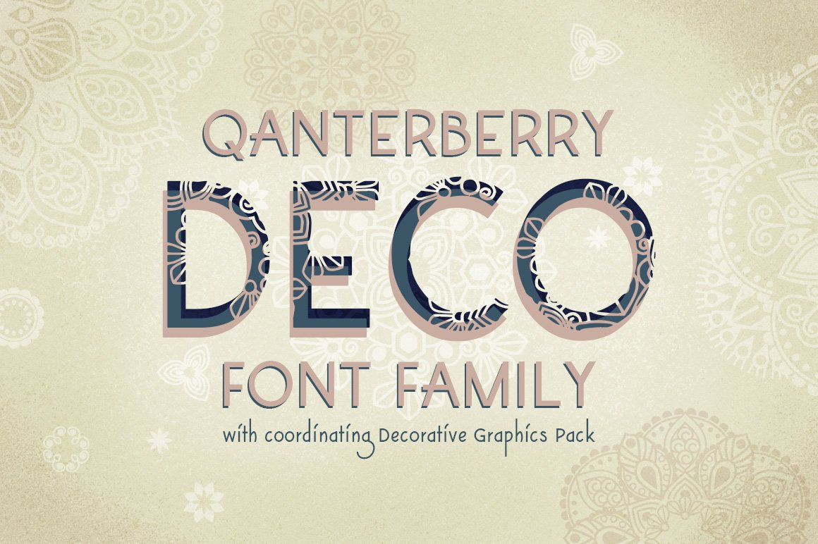 Decorative 字体 Family-Qanterberry 1508457