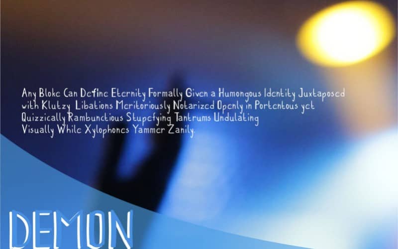 Demon Display 字体