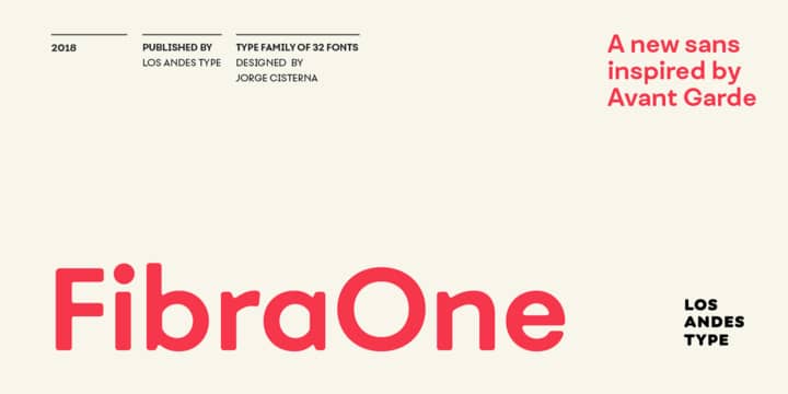 Fibra One 字体 family