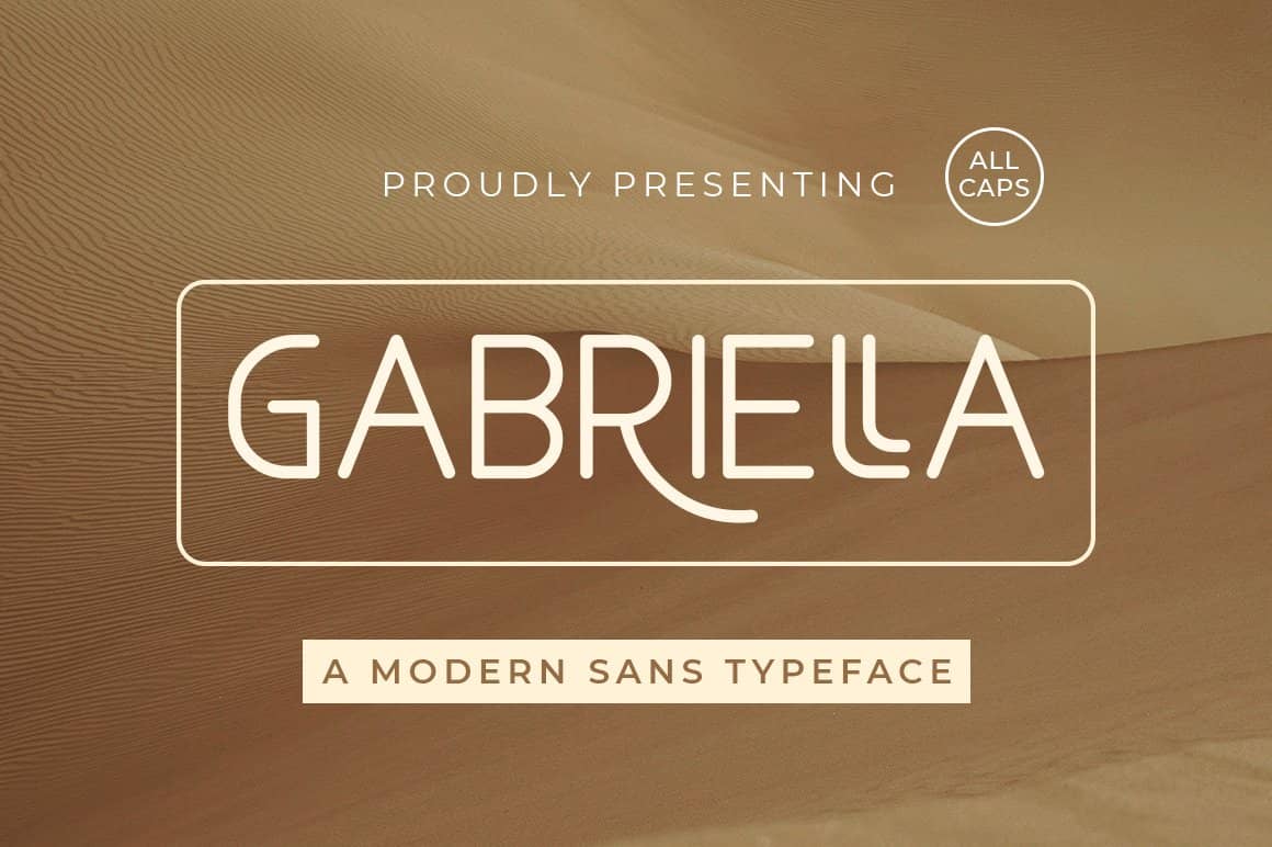 Gabriella Sans Serif 字体
