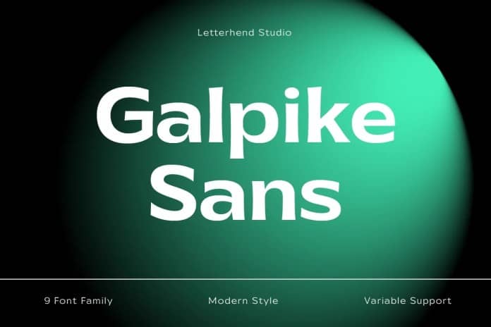 Galpike Sans Serif 字体