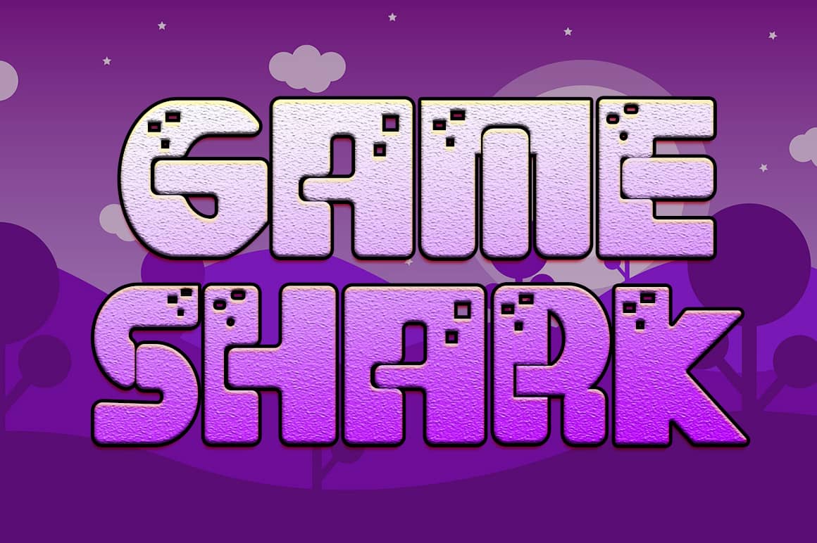 Game Shark Display 字体