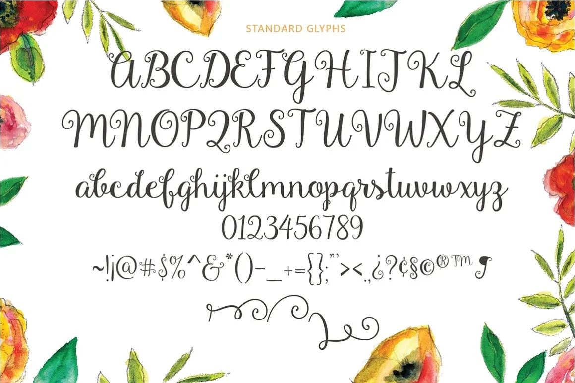 Gardenia Script 字体