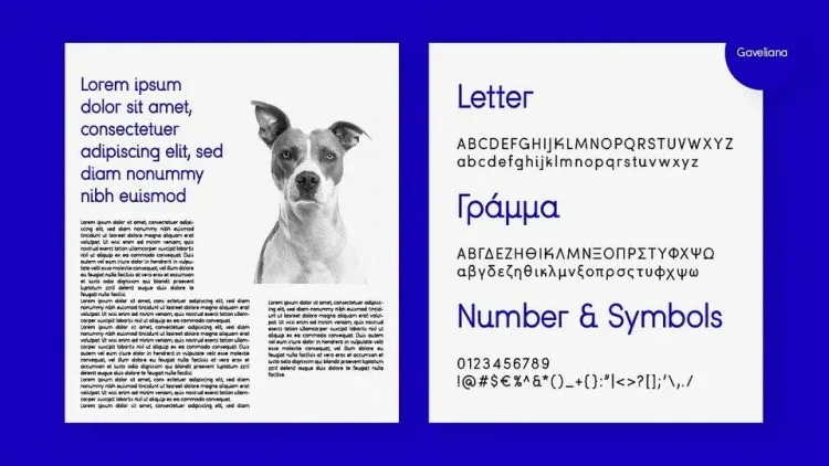 Gaveliana Sans Serif 字体