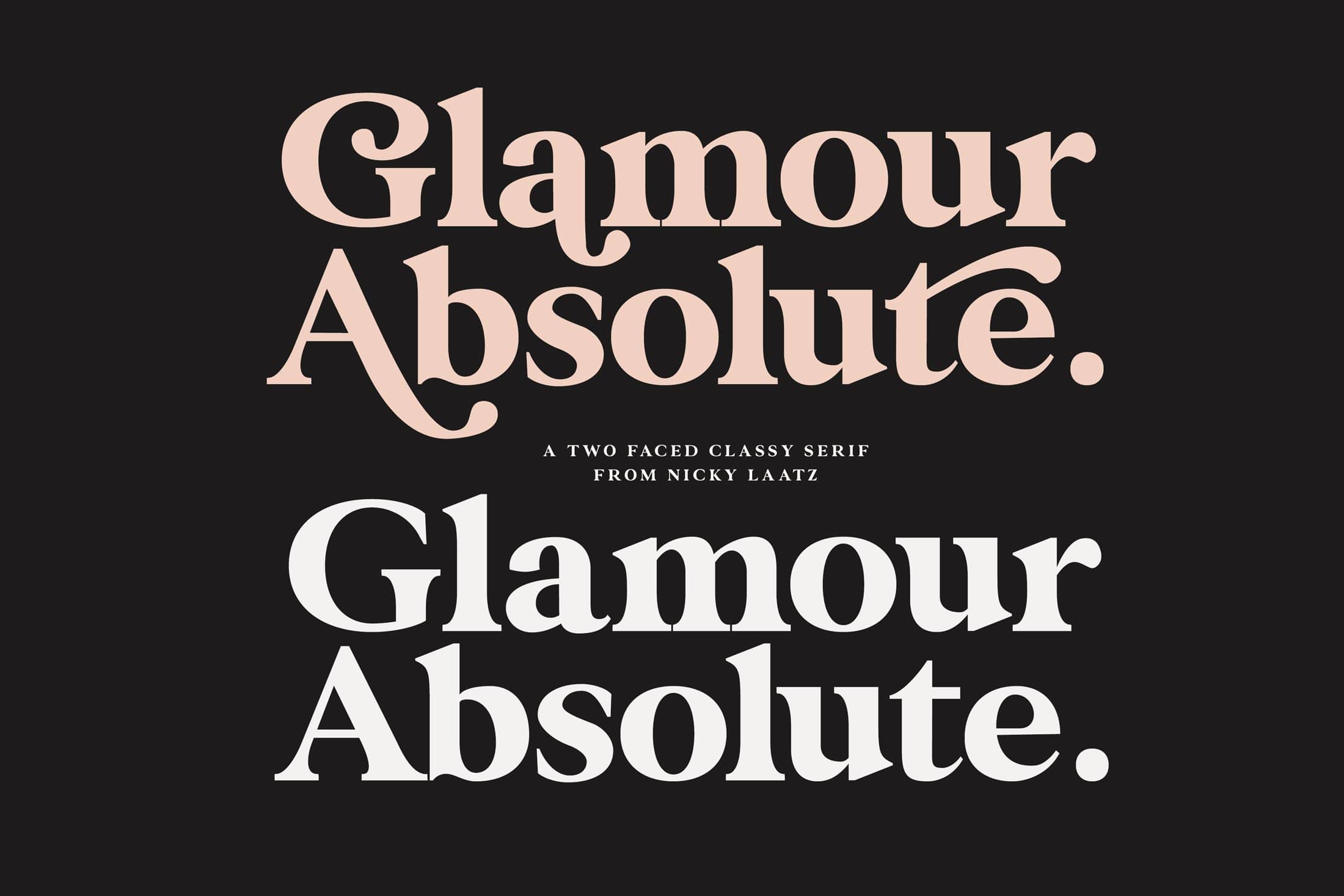 Glamour Absolute ModernVintage 字体 4457843